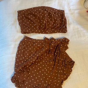 Super cute two piece set from American eagle!